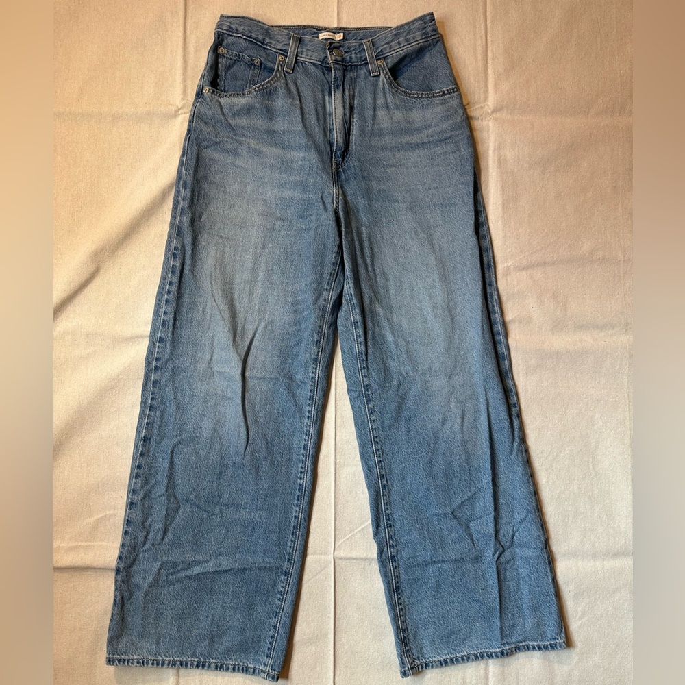 Levi's Women's Light Blue Wide Leg Jeans
